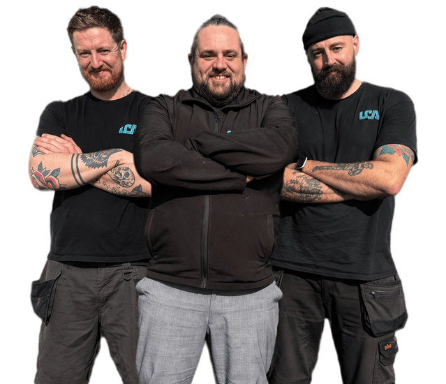The LCA team smiling